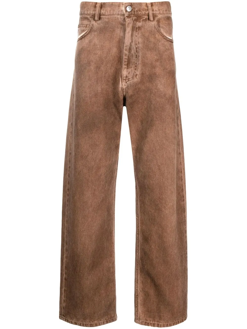

Marni jeans rectos con cinco bolsillos - Marrón