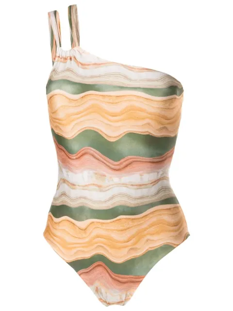 Lygia & Nanny Miusha one-shoulder swimsuit