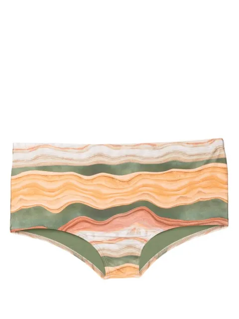 Lygia & Nanny colour-block striped swimming trunks