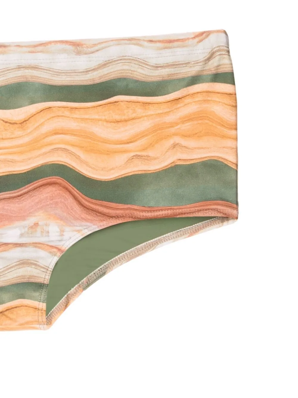 Lygia & Nanny Badehose In Colour-block-optik In Brown
