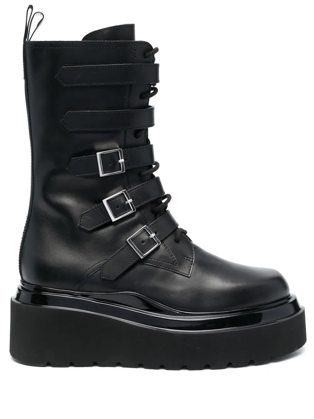 

3juin botas con plataforma - Negro