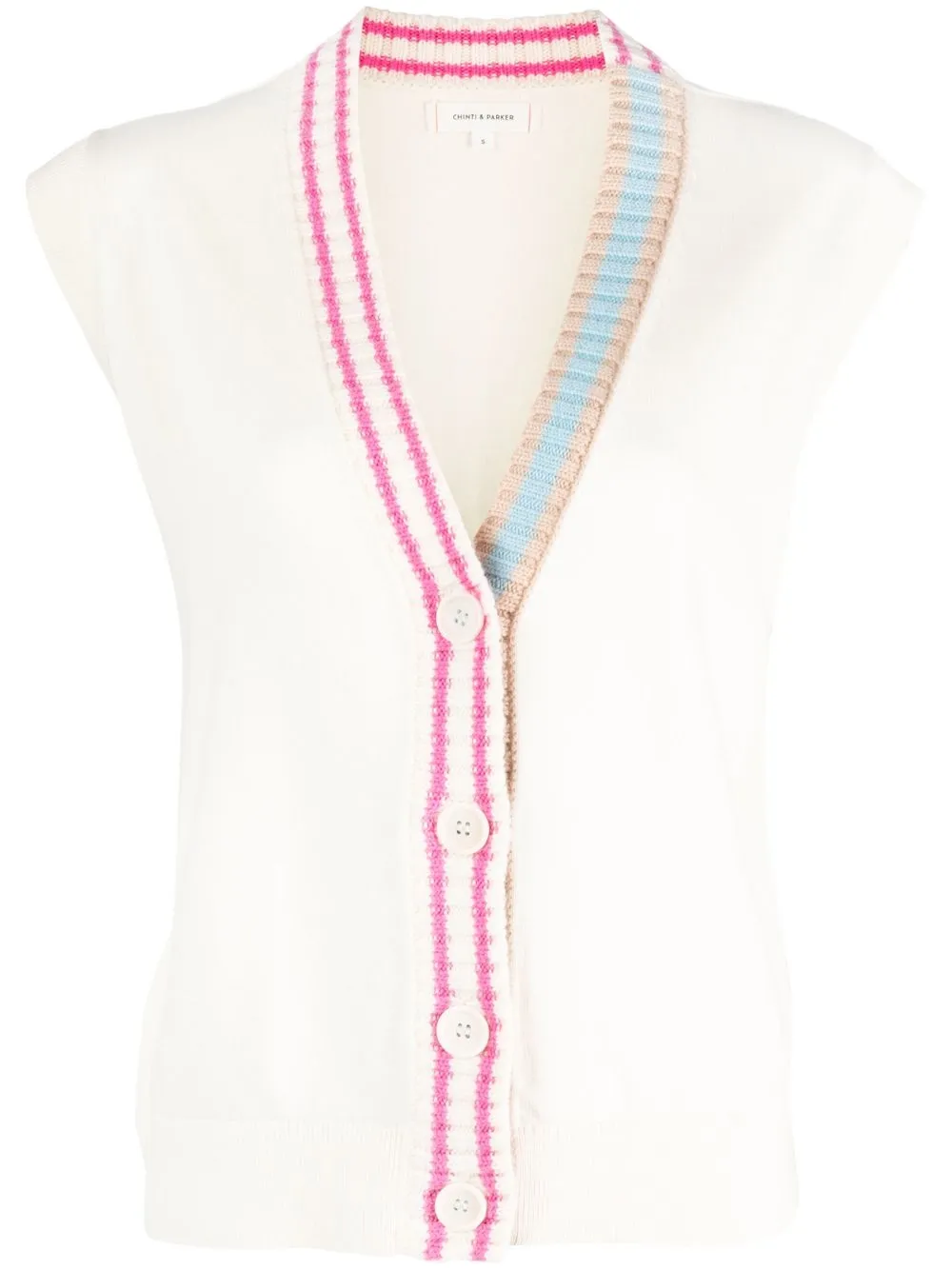 

Chinti and Parker Norwood knitted vest - Neutrals