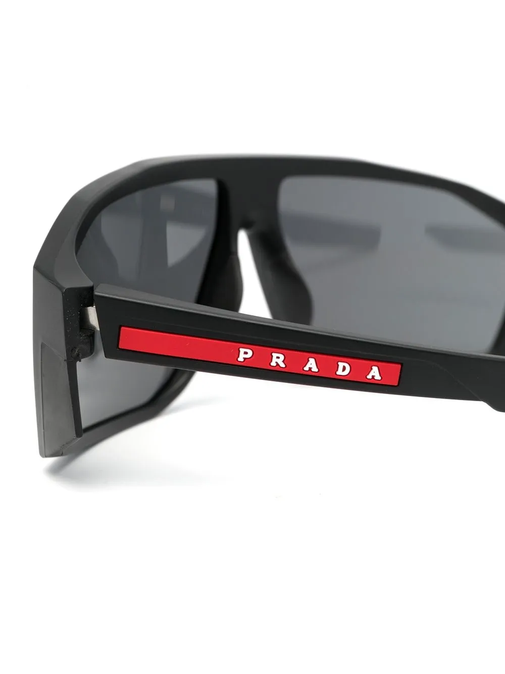 Prada Eyewear oversizedframe logopatch Sunglasses Farfetch