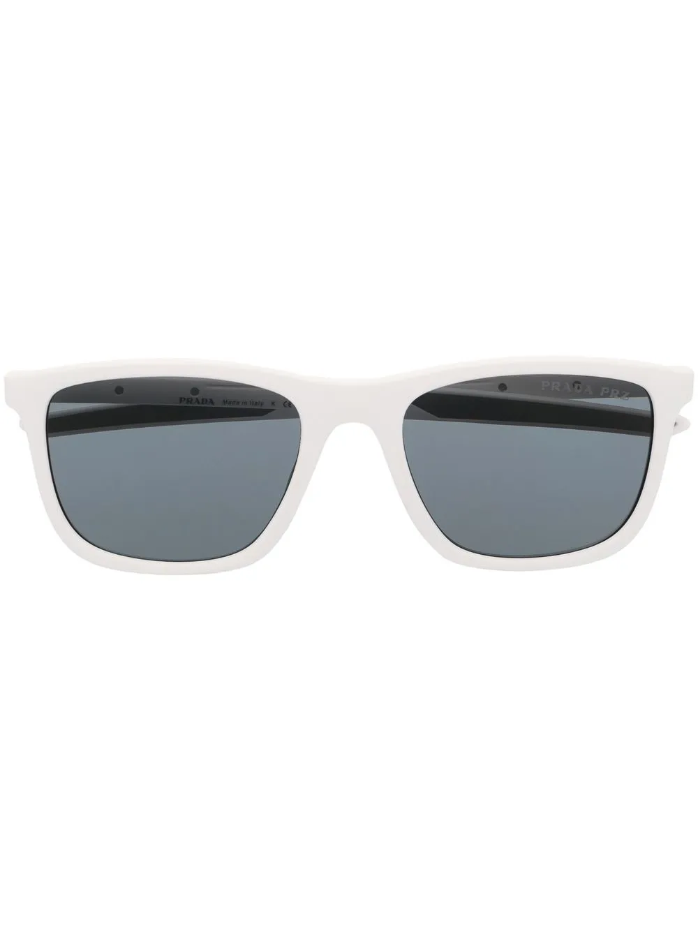 

Prada Eyewear square-frame logo-patch sunglasses - White