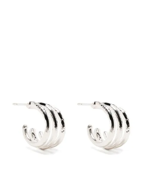 Alighieri The Child's Pose hoop earrings