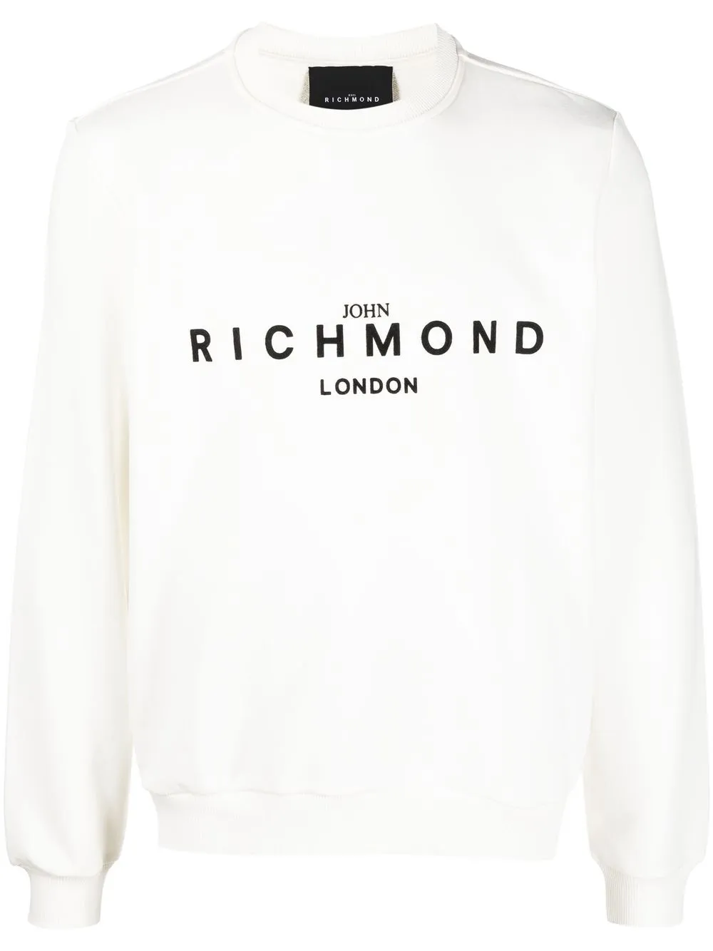 

John Richmond sudadera con logo estampado - WHITE