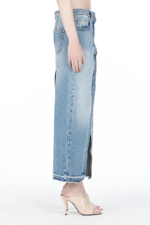 Denim Maxi Skirt
