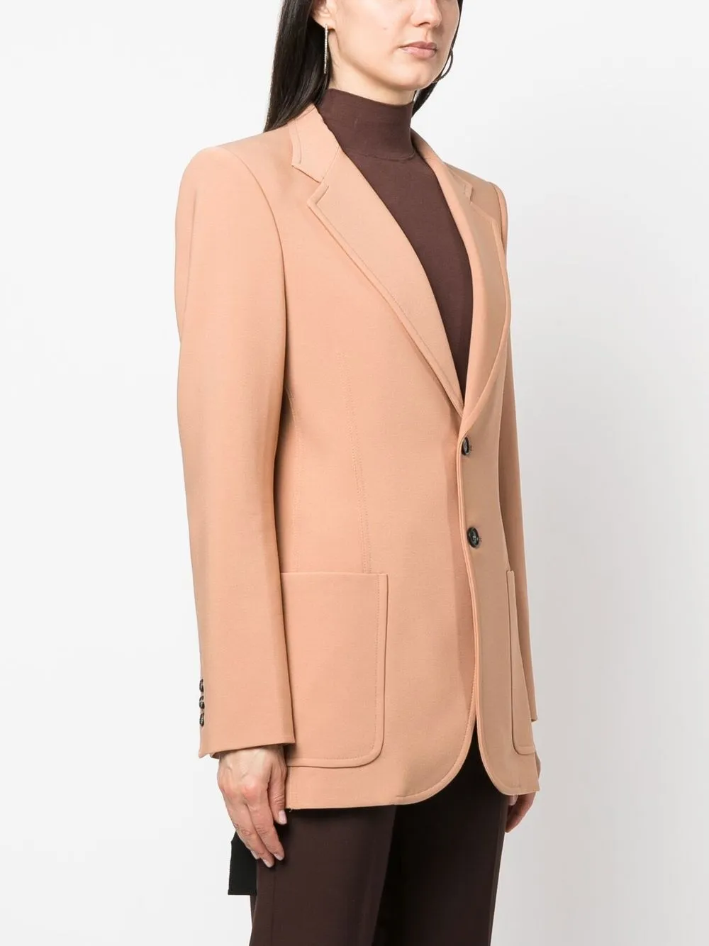 

Nº21 tailored single-breasted blazer - Neutrals