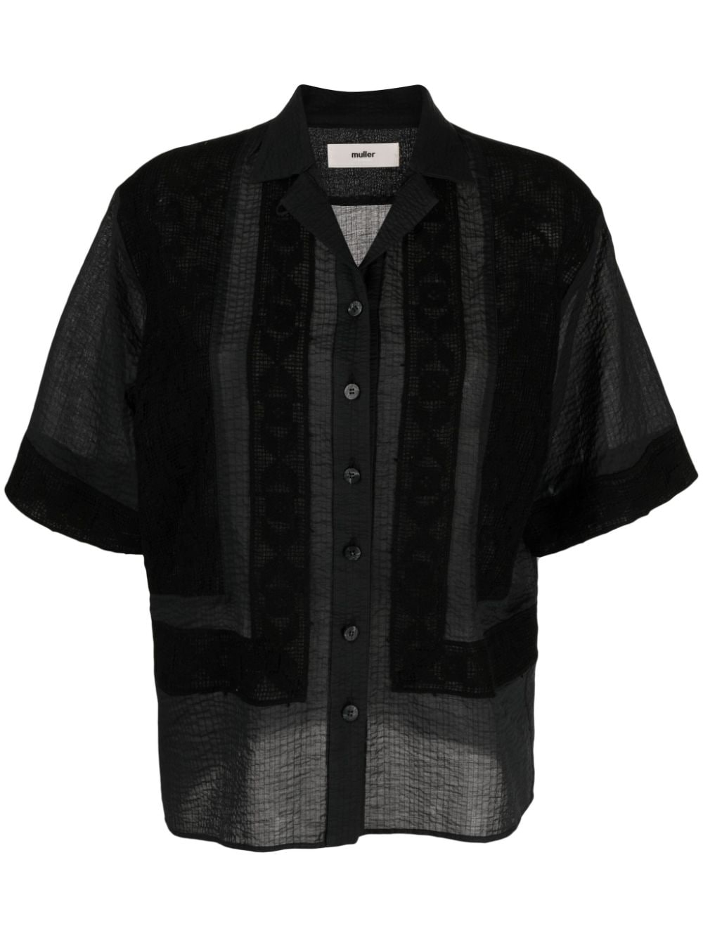 Muller Of Yoshiokubo short-sleeved Cotton Shirt - Farfetch