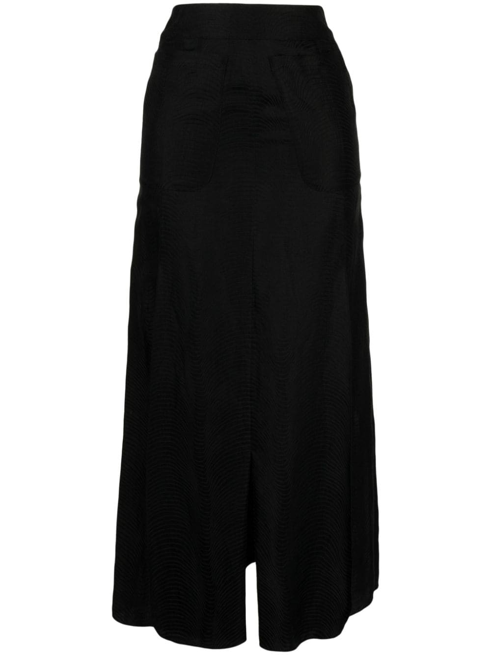 Muller Of Yoshiokubo high-waisted mid-length skirt – Black