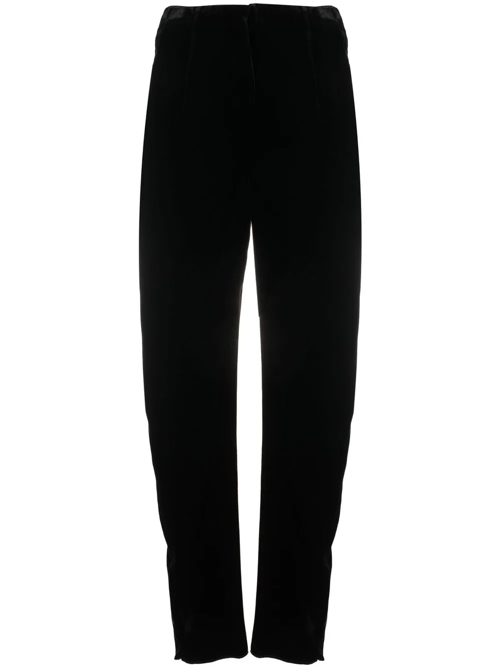 

Emporio Armani velvet tapered trousers - Black