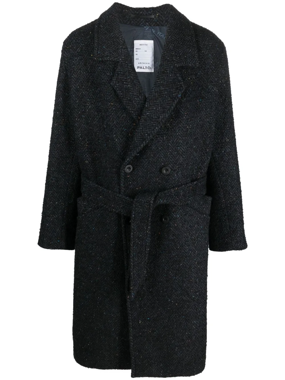 

Paltò Riccardo double-breasted coat - Blue