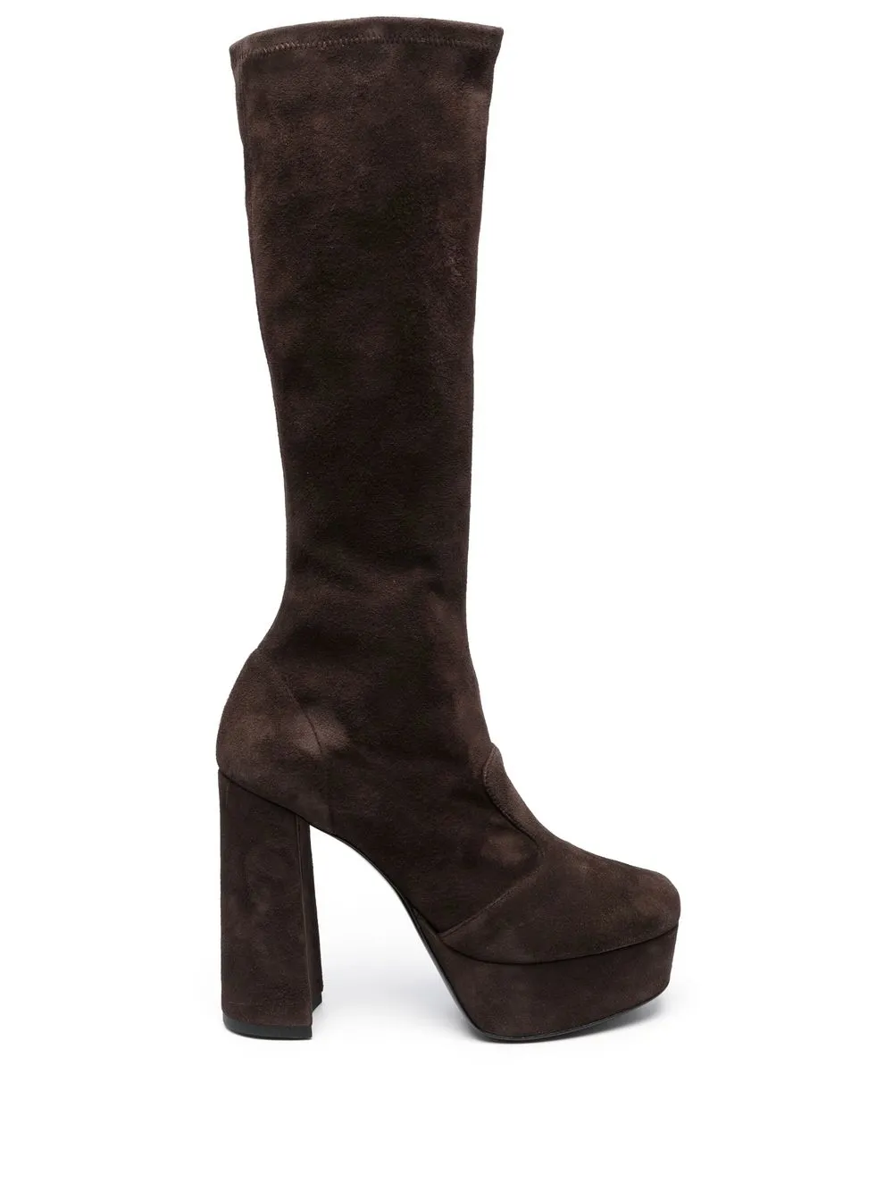 

Ermanno Scervino suede 130mm platform boots - Brown
