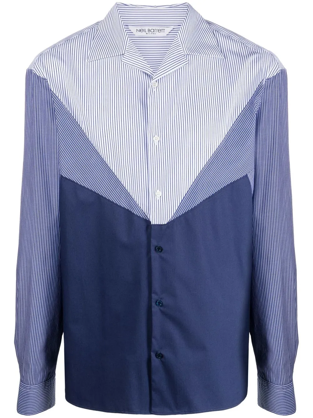 

Neil Barrett camisa con estampado Modernist - Azul