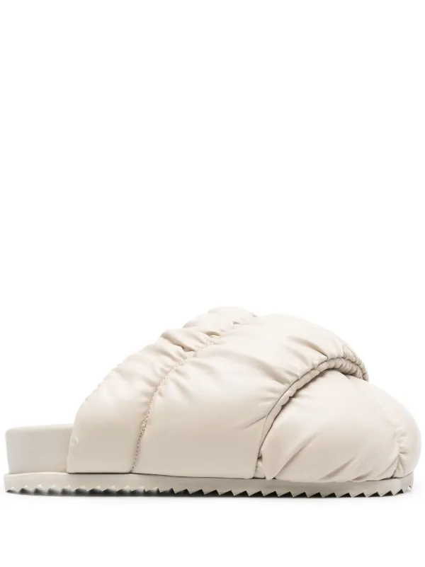 Womens best sale quilted slippers