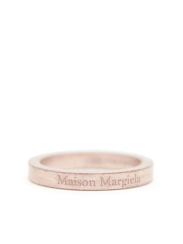 Maison Margiela エングレーブロゴ リング | ピンク | FARFETCH JP