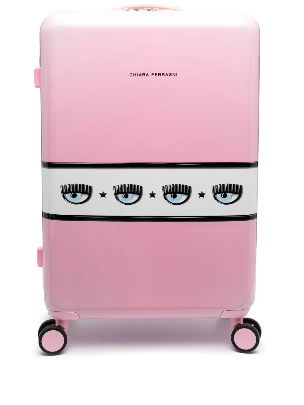 

Chiara Ferragni Logomania hardshell suitcase - Pink