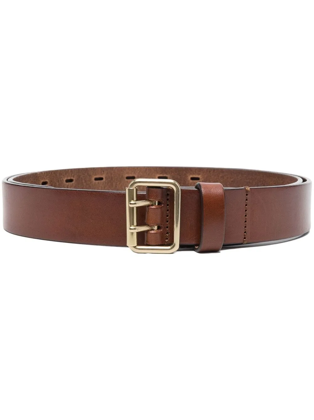 

Officine Creative leather buckle belt - Brown