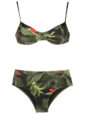 Lygia & Nanny Veronica half-cup bikini - Green