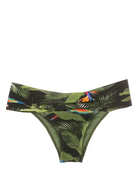 Lygia & Nanny Jasper botanical-print swim briefs