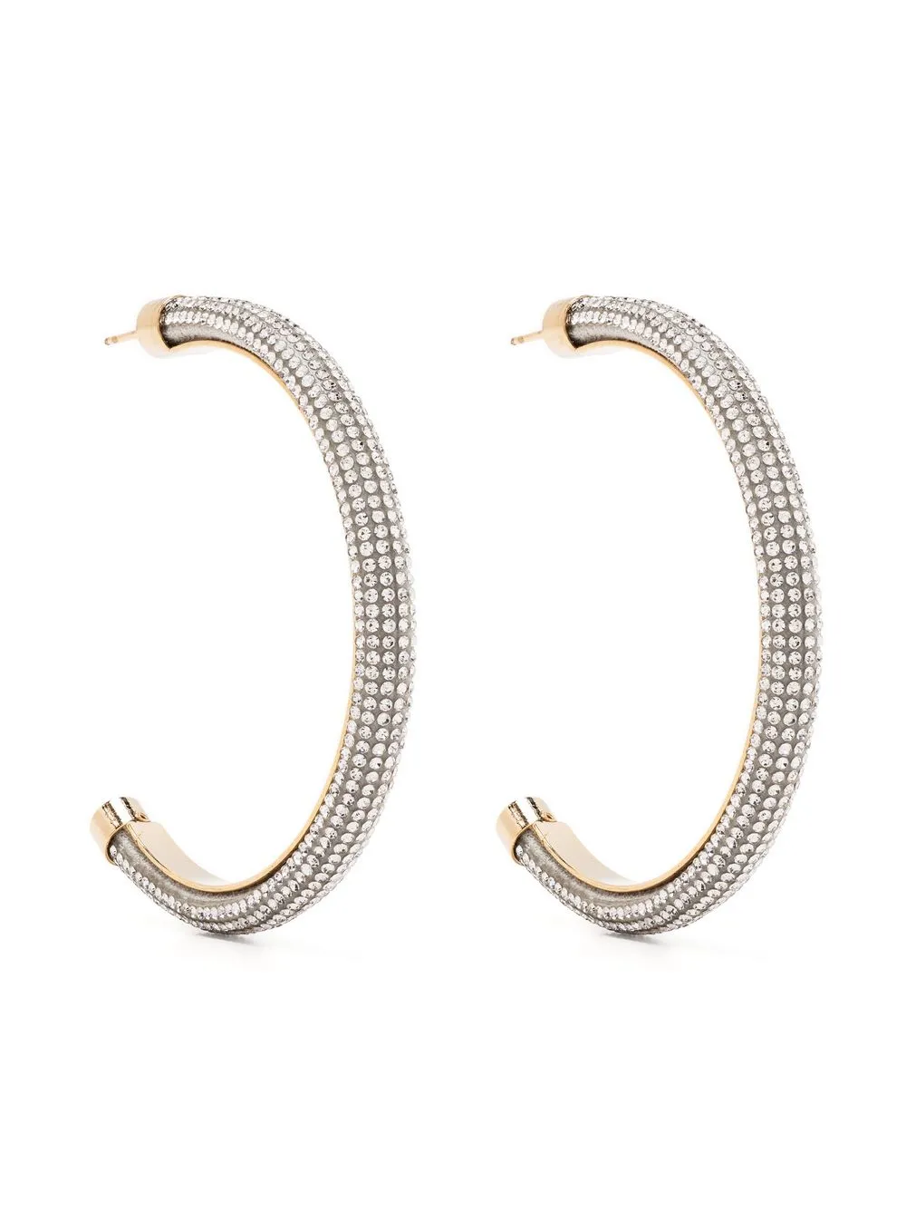 

Rosantica crystal hoop earrings - Gold