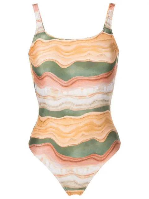 Lygia & Nanny Hapuna square-neck swimsuit