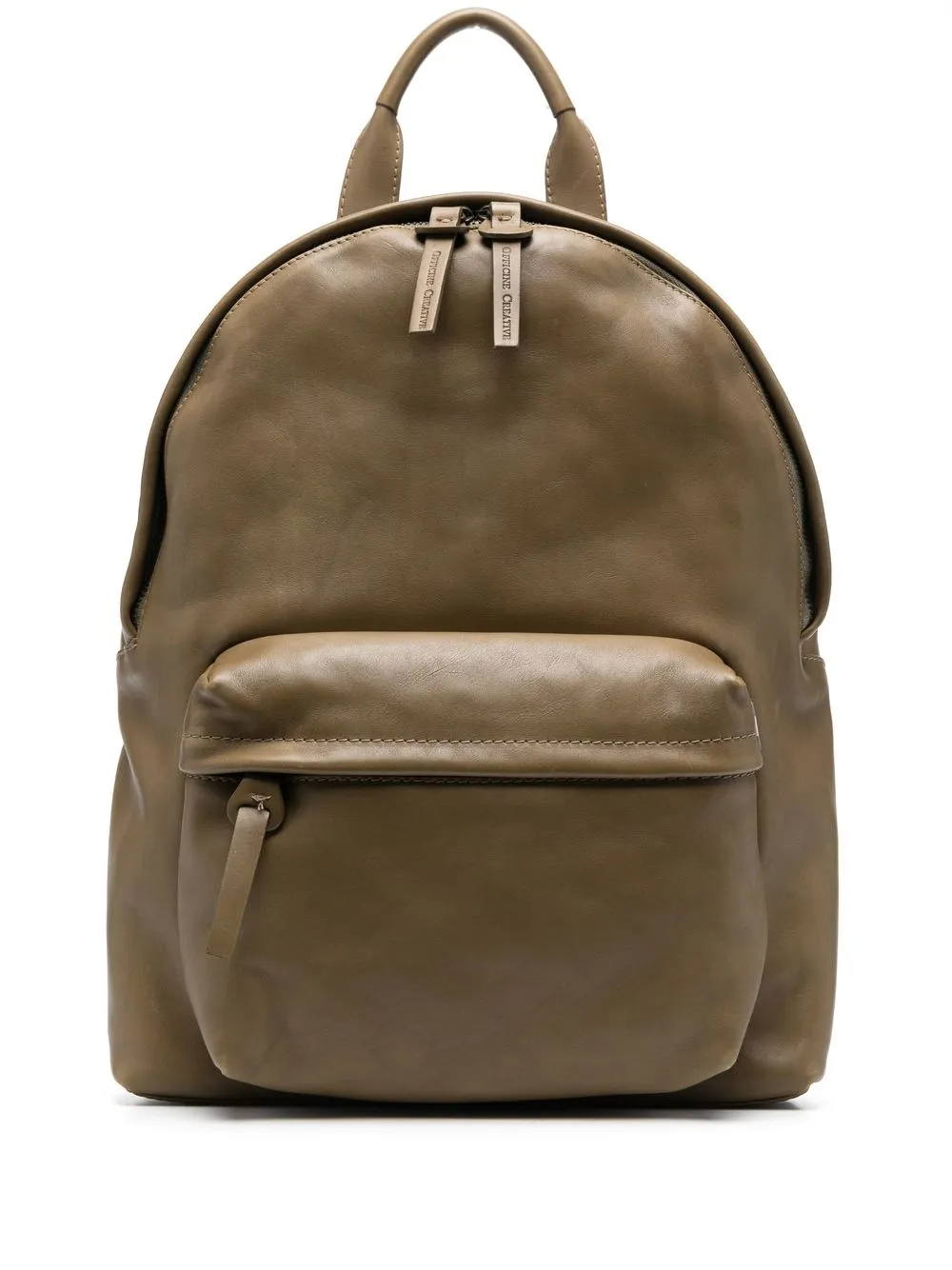 

Officine Creative Buttero leather backpack - Green