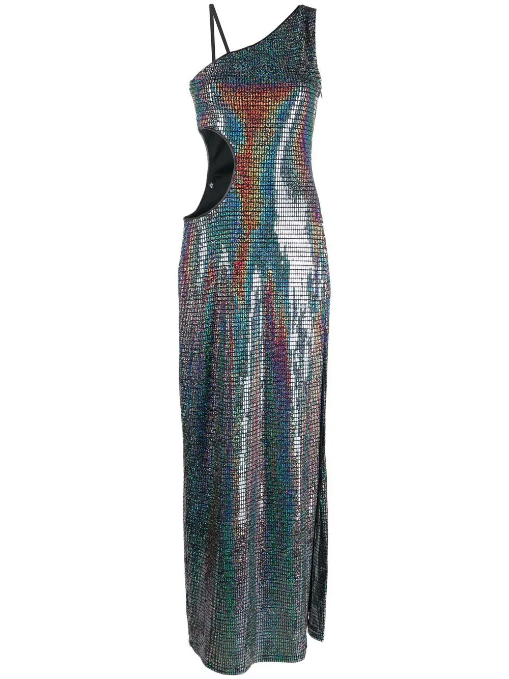 

Chiara Ferragni sequin-embellished cutout gown - Black