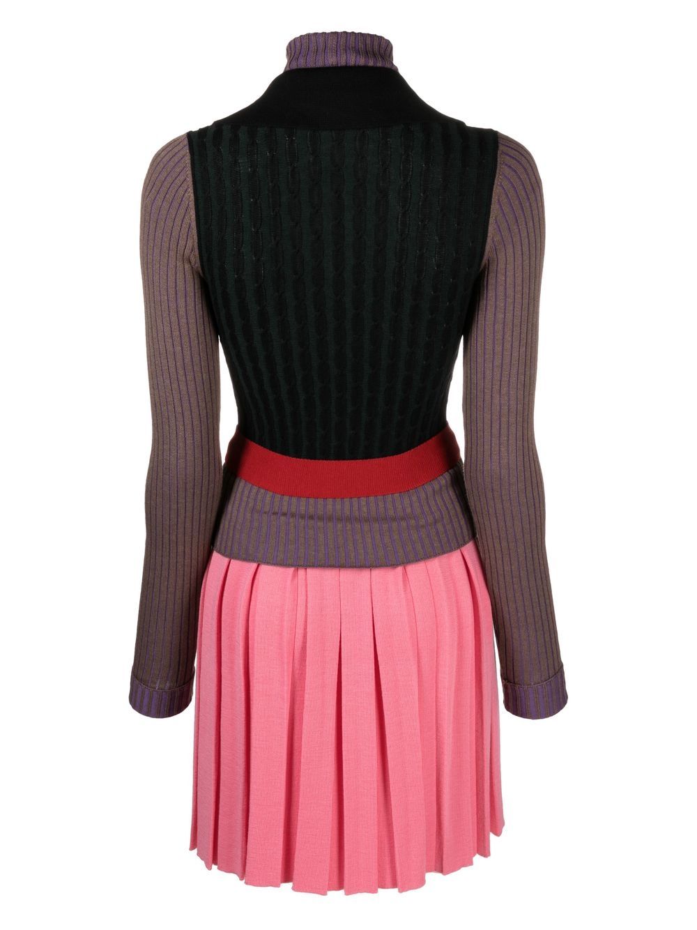 CORMIO Geplooide mini-jurk - Zwart