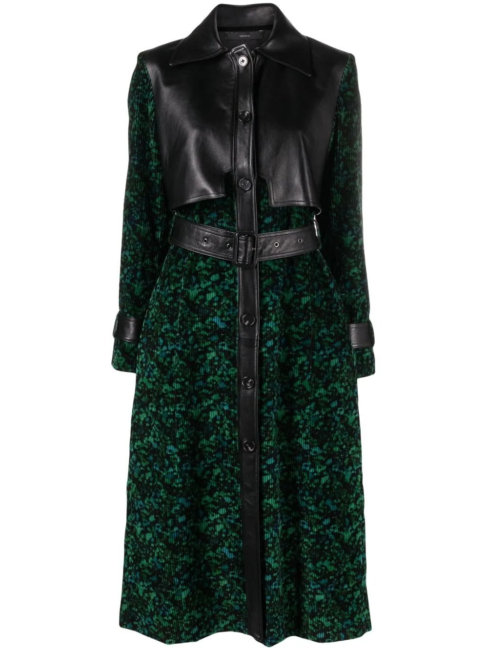 

Paul Smith multi-panel single-breasted coat - Black