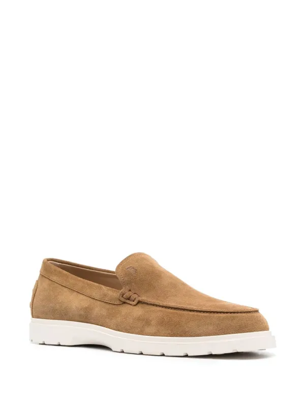 Tod's スエードローファー | ブラウン | FARFETCH JP