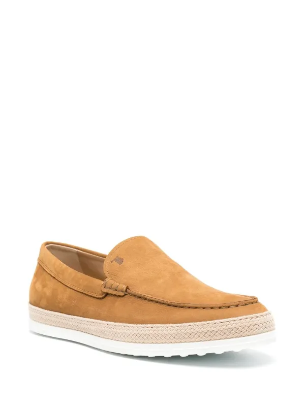 Tod's スエード ローファー | ブラウン | FARFETCH JP