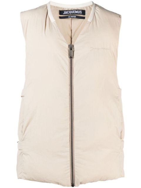 Jacquemus padded V-neck gilet Men