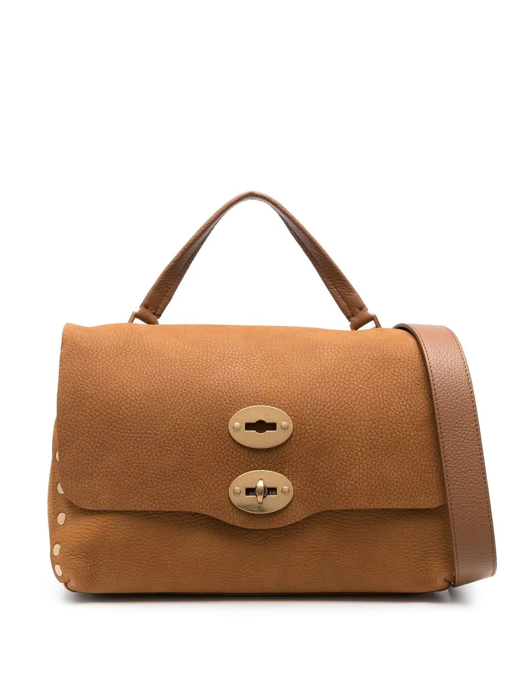 

Zanellato Postina leather tote bag - Brown
