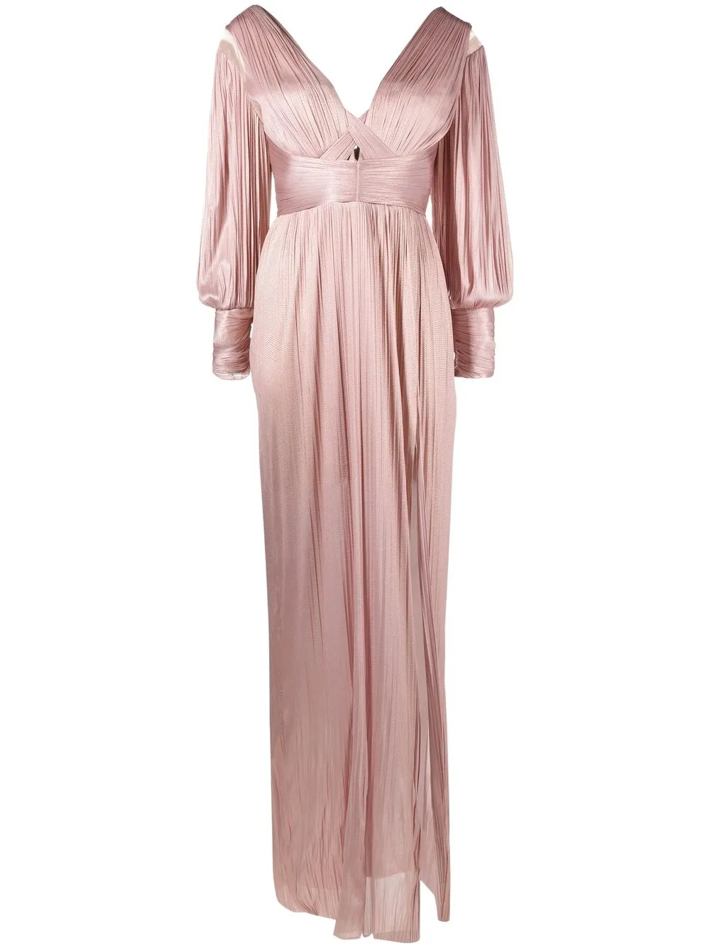 

Iris Serban V-neck long-sleeve dress - Pink