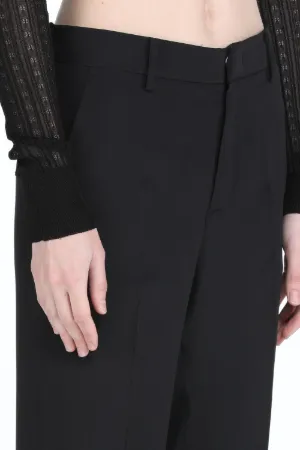 Cropped Straight-Leg Trousers