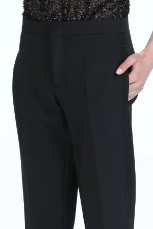 Straight-Leg Trousers
