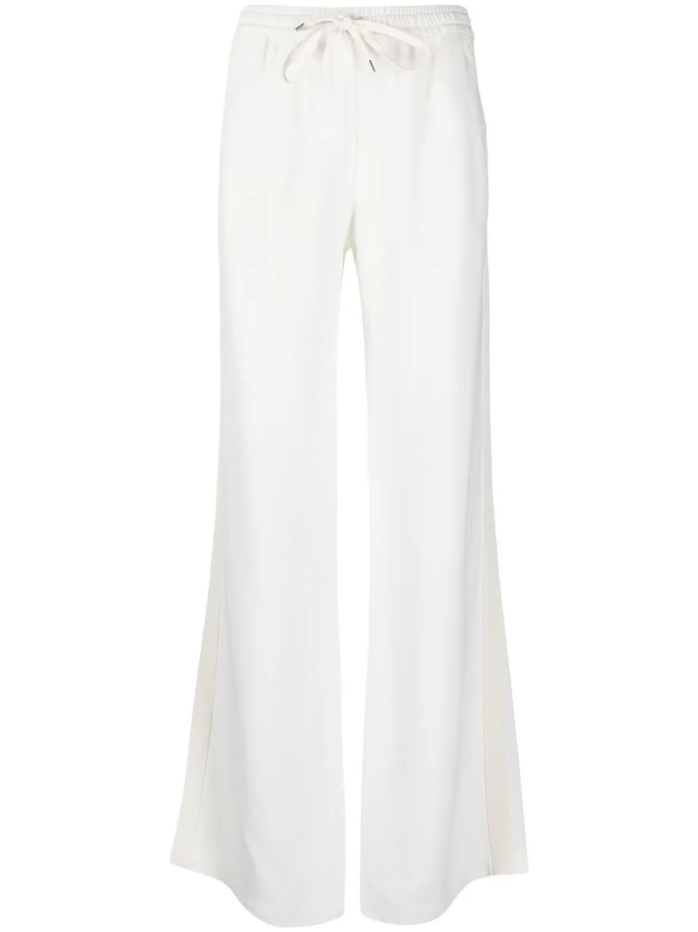 

Nº21 drawstring-waist flared trousers - White