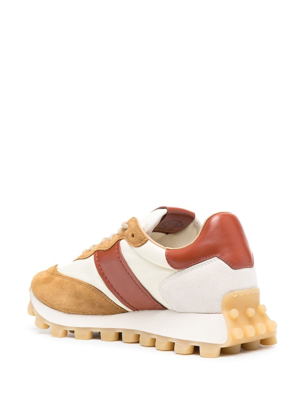 Shop Tod's 1t Paneled Low-top Sneakers In Neutrals