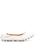 Tod's Gommino ballerina shoes - White