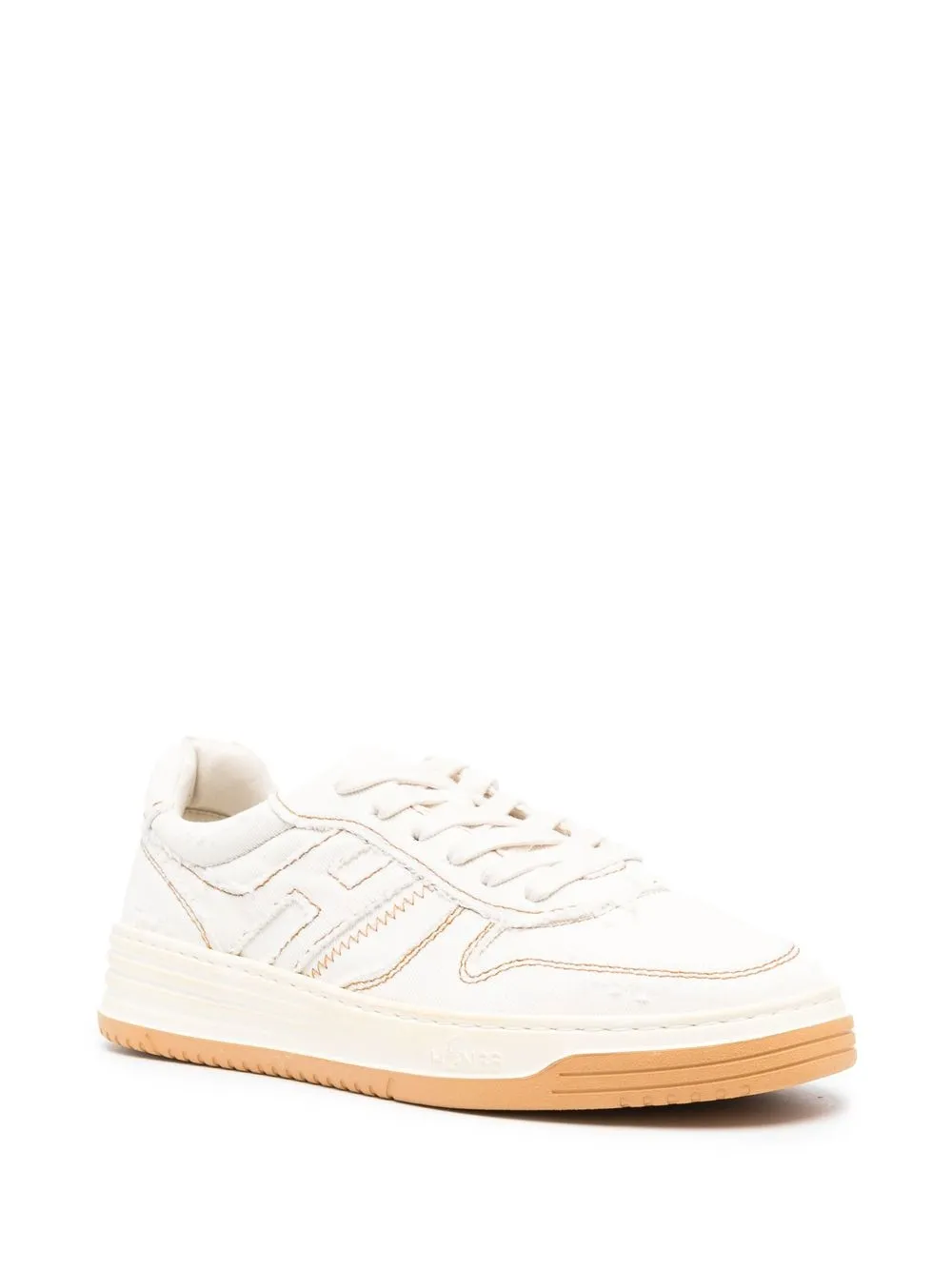 Hogan Sneakers met vlakken - Beige