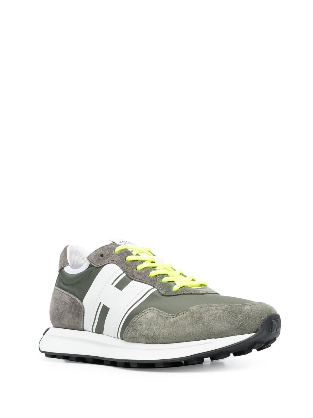 Shop Hogan H601 Low-top Sneakers In Green