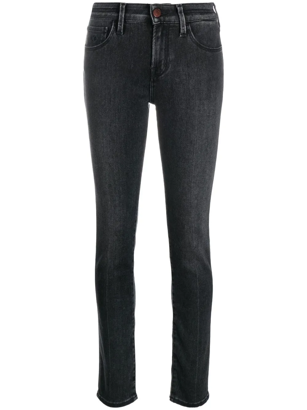 

Jacob Cohën skinny jeans con tiro bajo - Negro