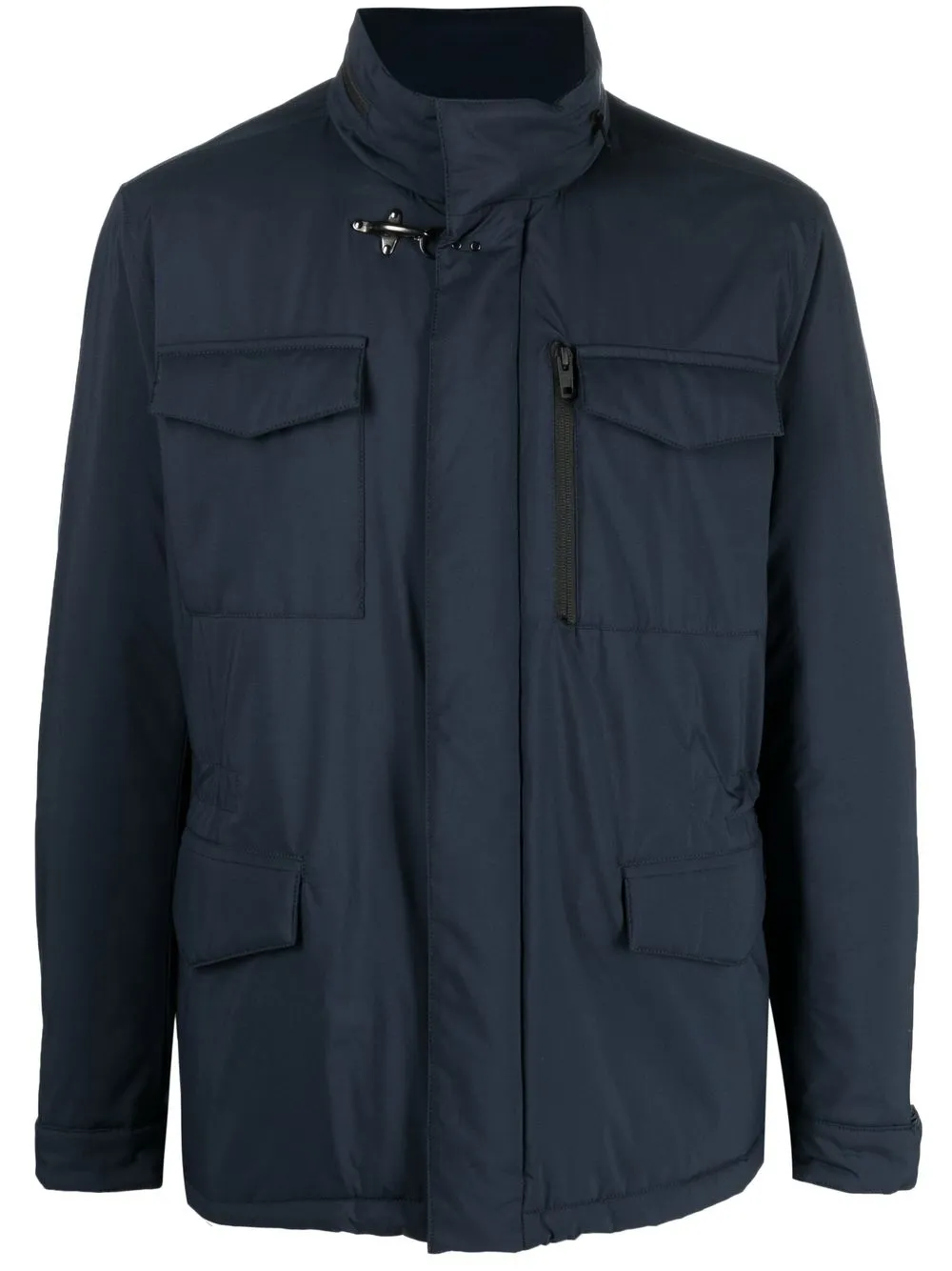 

Fay multiple-pocket zip-fastening jacket - Blue