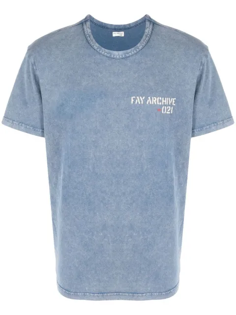 Fay logo-print short-sleeved T-shirt