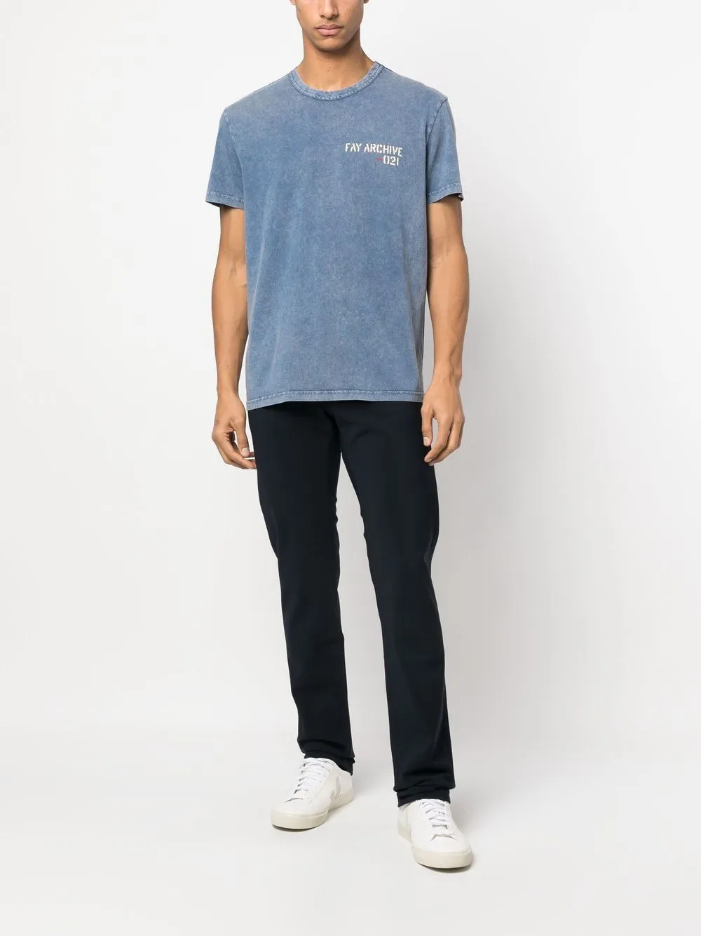 Fay logo-print short-sleeved T-shirt | T-Shirts | Image 2