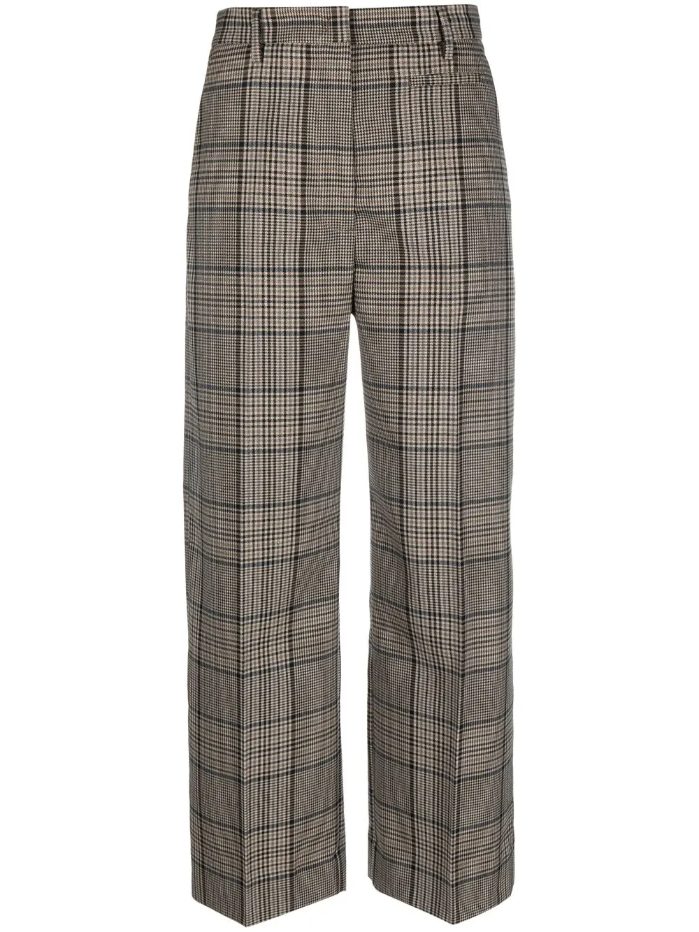 

Seventy check cropped trousers - Neutrals