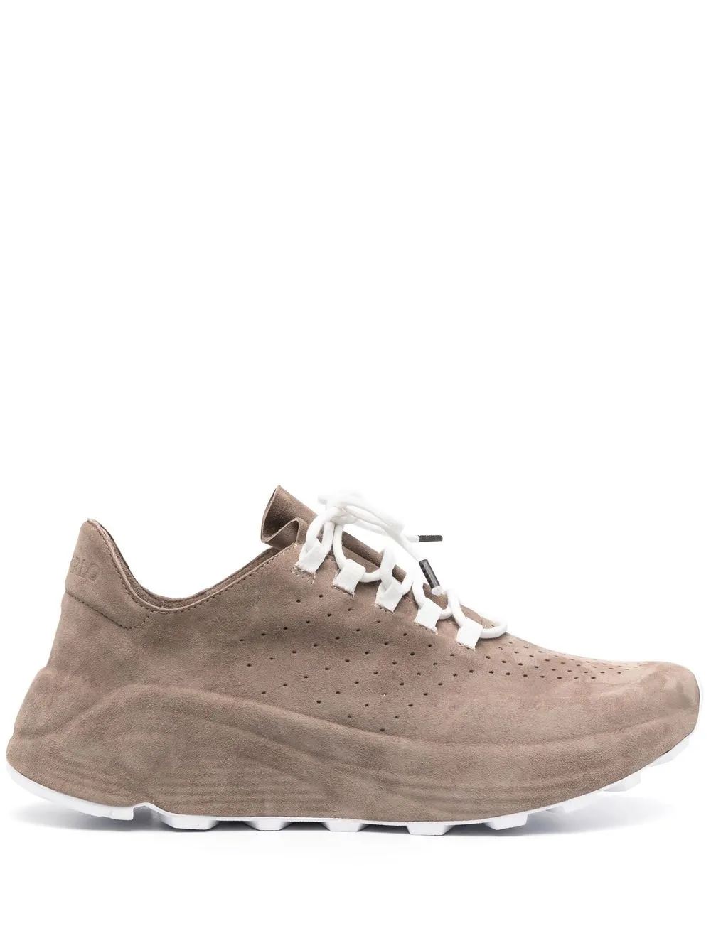 

Del Carlo two-tone suede sneakers - Brown