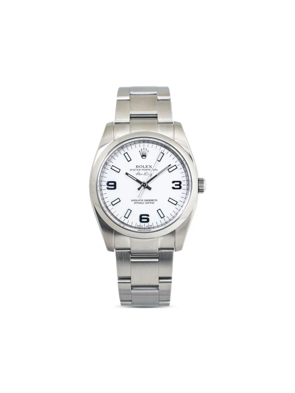 

Rolex reloj Air-King de 34mm 2012 pre-owned - Plateado