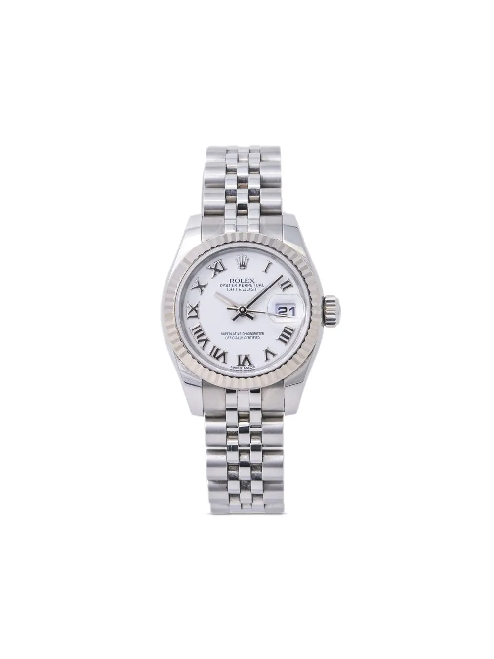 

Rolex 2018 pre-owned Datejust 26mm - White